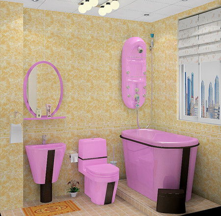 甜蜜满溢 如何用粉色系卫浴洁具打造可爱治愈的浴室空间